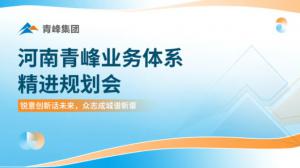 銳意創(chuàng)新話未來 眾志成城譜新篇--河南青峰業(yè)務(wù)體系精進(jìn)規(guī)劃會